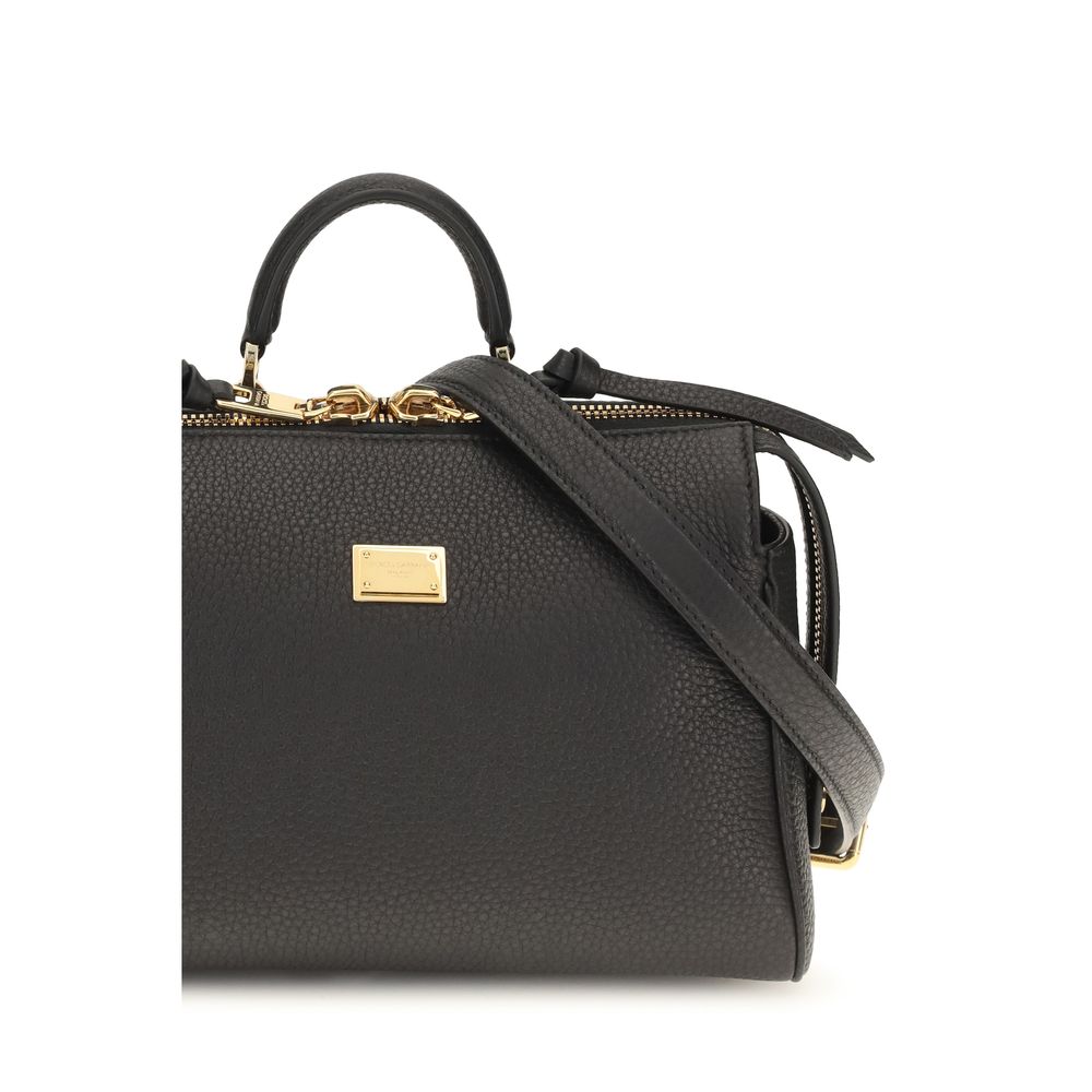 Black Calf Leather Bos Taurus Handbag