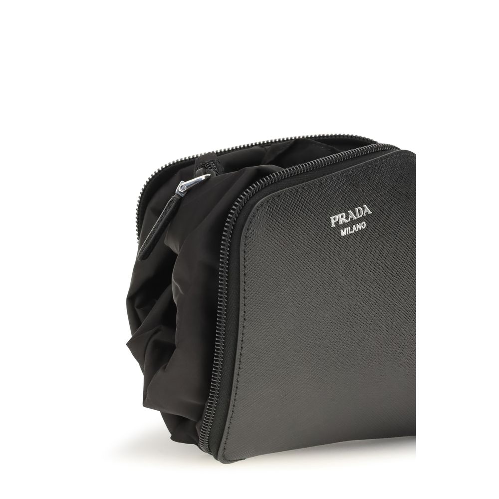 Black Calf Leather Bos Taurus Shoulder Bag