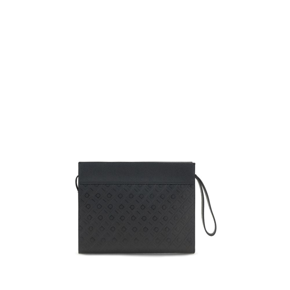 Black Calf Leather Bos Taurus Handbag