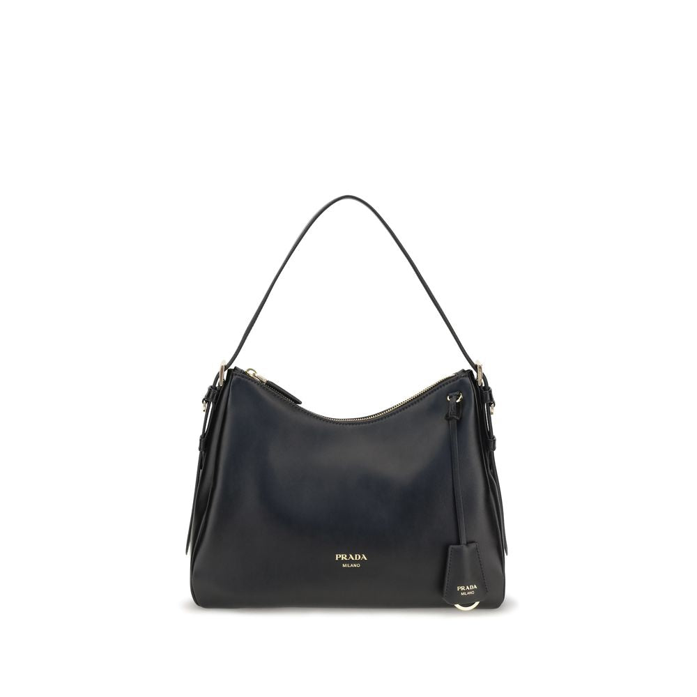Black Calf Leather Bos Taurus Shoulder Bag