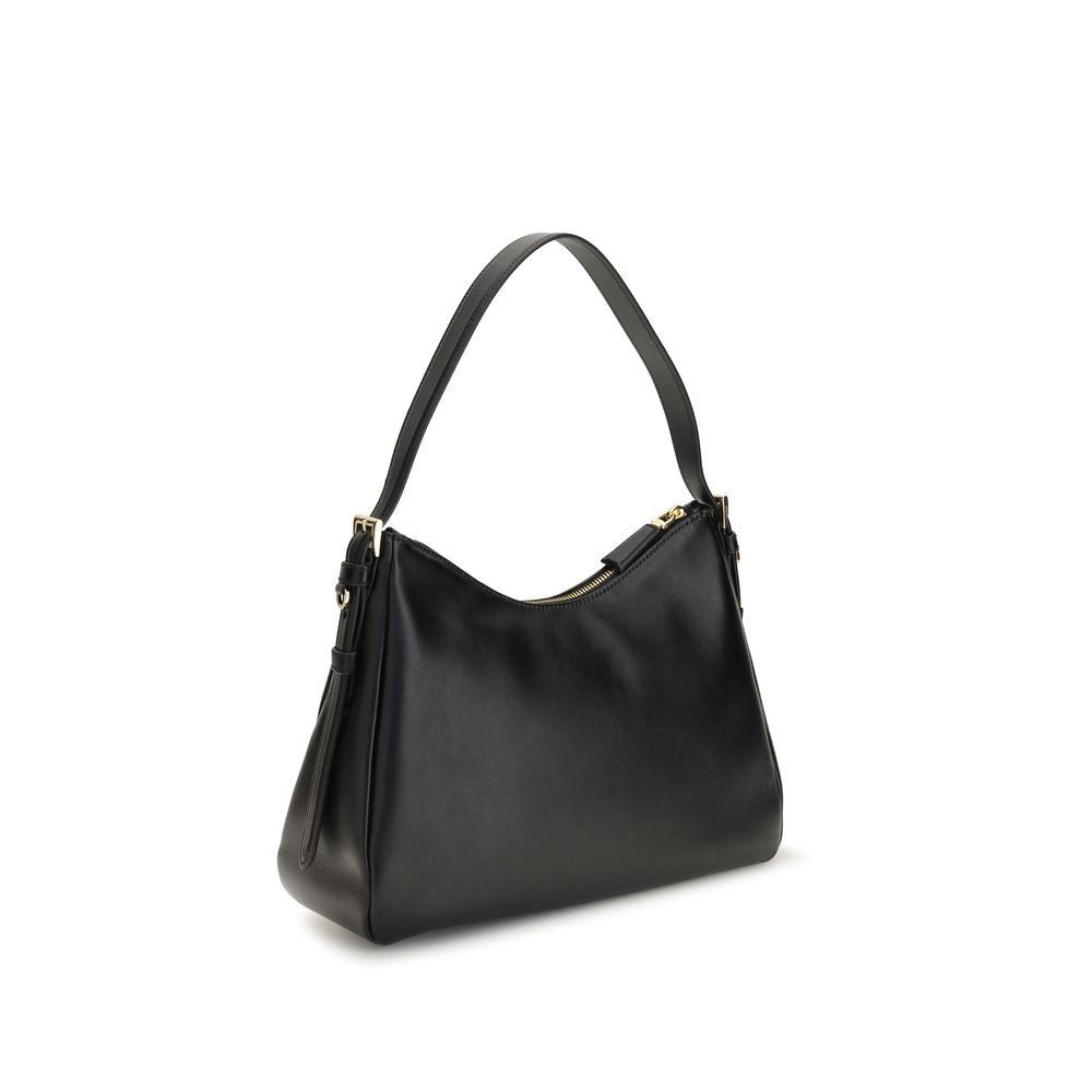 Black Calf Leather Bos Taurus Shoulder Bag