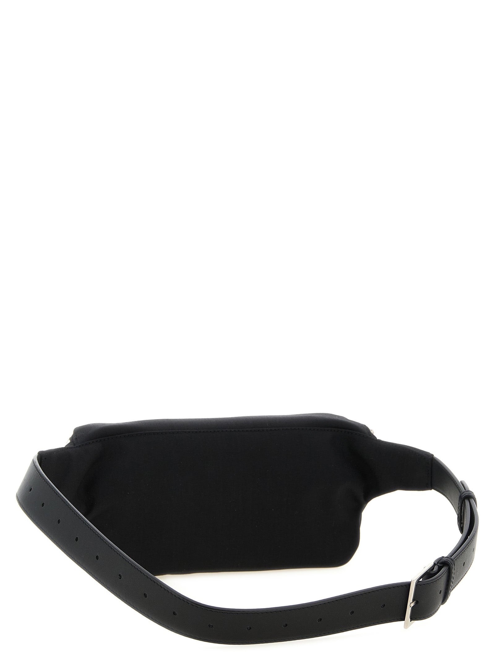 Black Lamb Leather Crossbody Bag