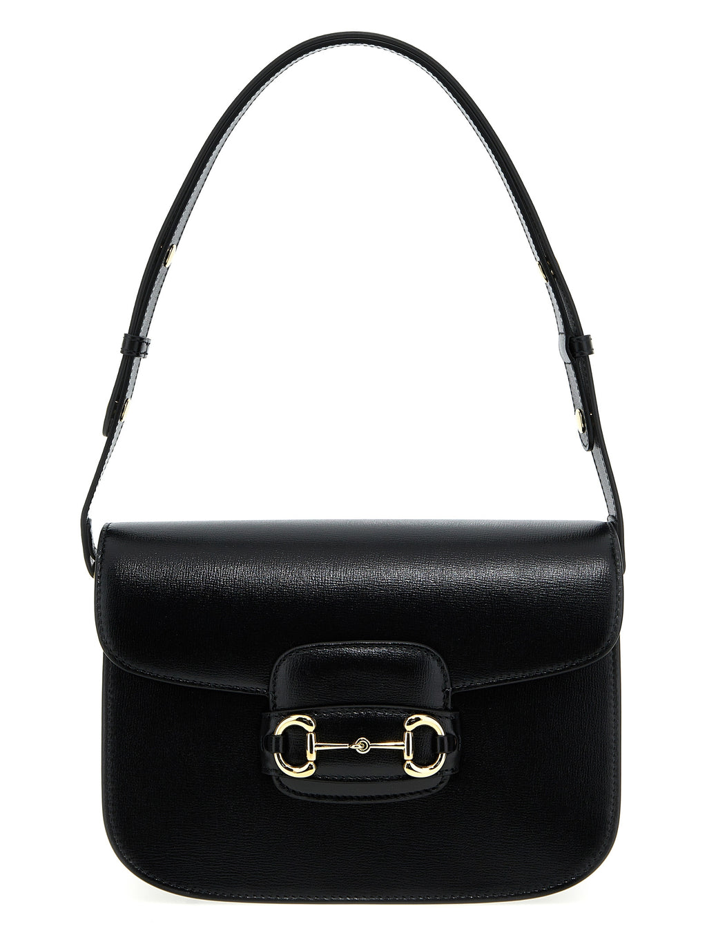 Black Leather Shoulder Bag