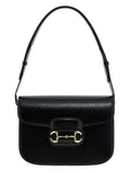 Black Leather Shoulder Bag