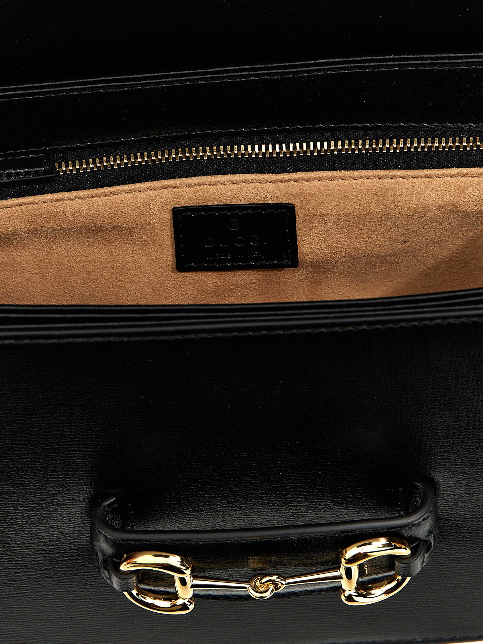 Black Leather Shoulder Bag