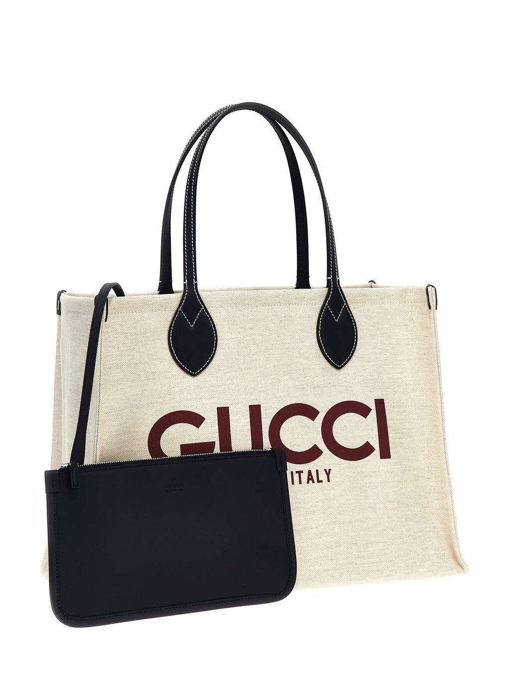 Beige Polyethylene Tote Bag