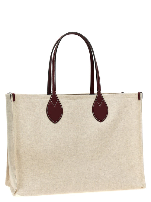 Beige Polyethylene Tote Bag