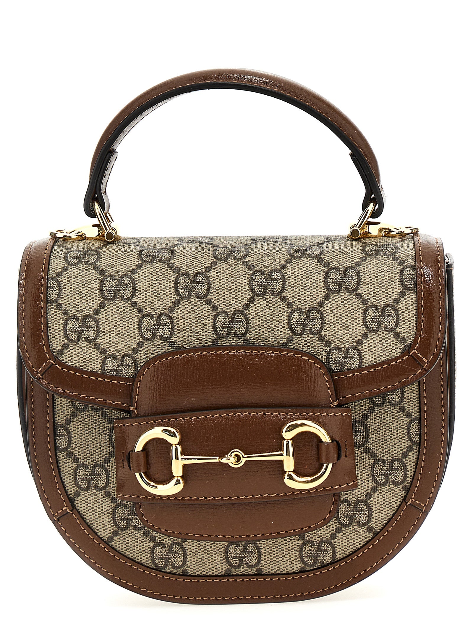 Brown Polyethylene Handbag