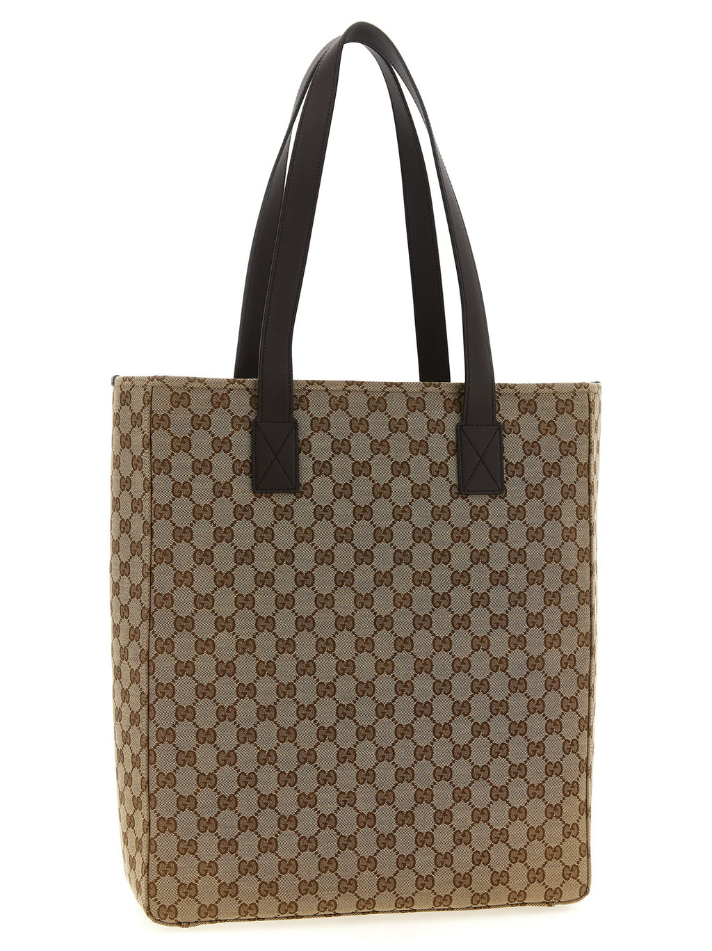Brown Polyester Shoulder Bag