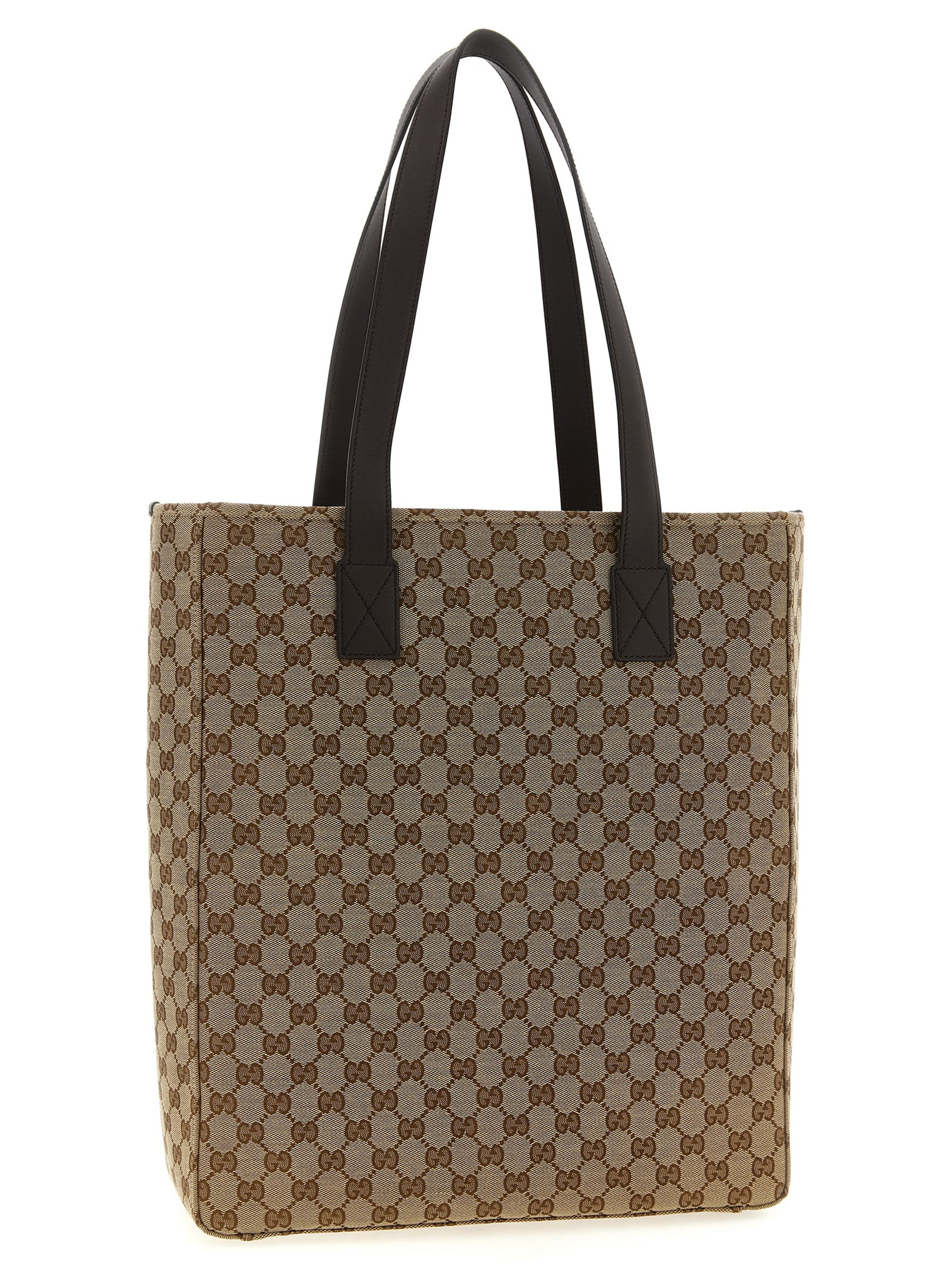 Brown Polyester Shoulder Bag