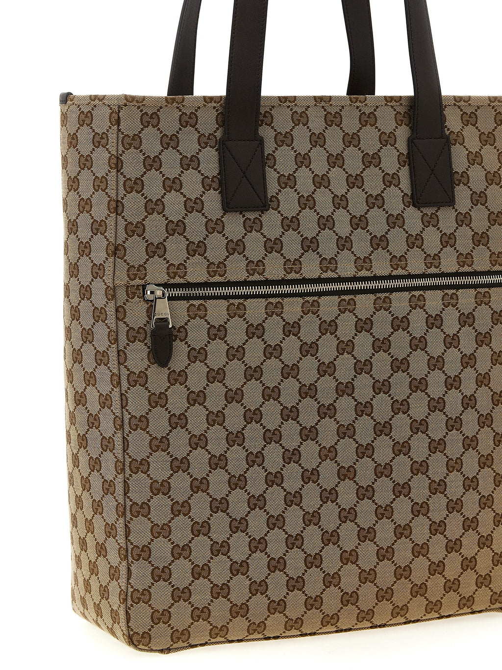 Brown Polyester Shoulder Bag