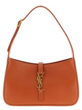 Orange Calfskin Shoulder Bag