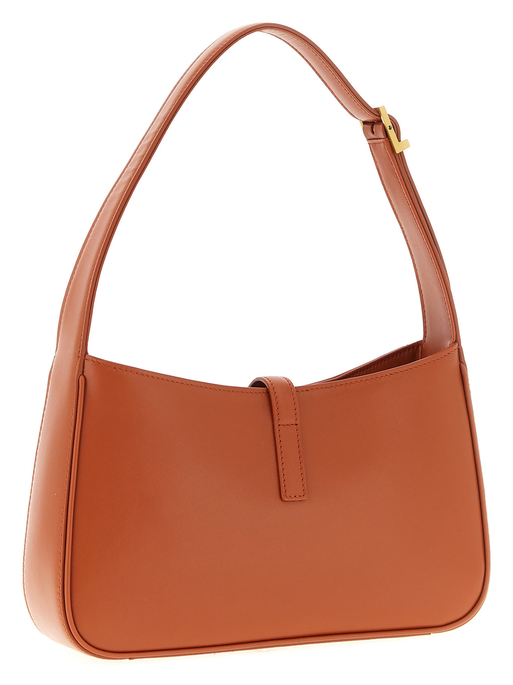 Orange Calfskin Shoulder Bag