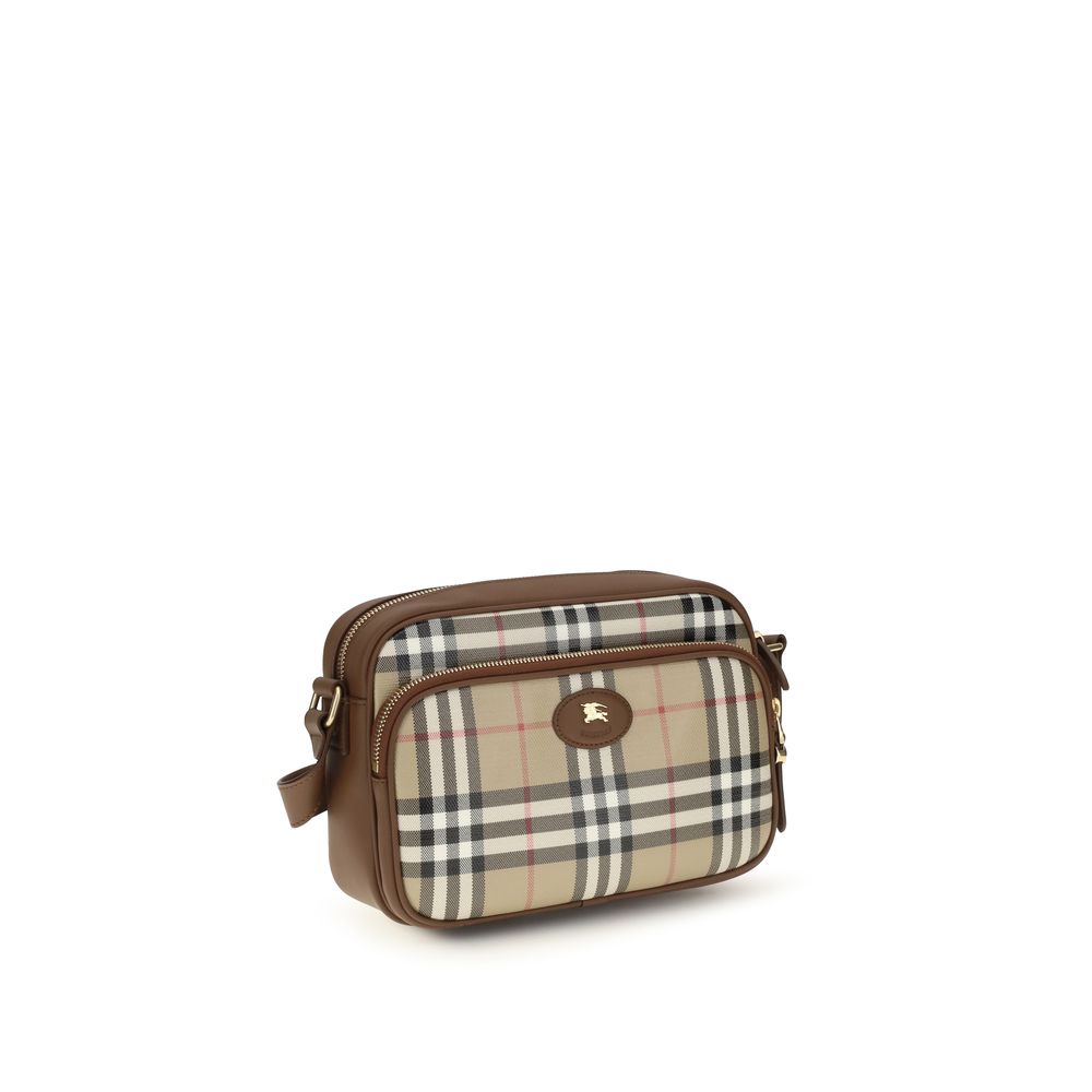 Beige Cotton Shoulder Bag