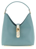 Blue Calfskin Handbag