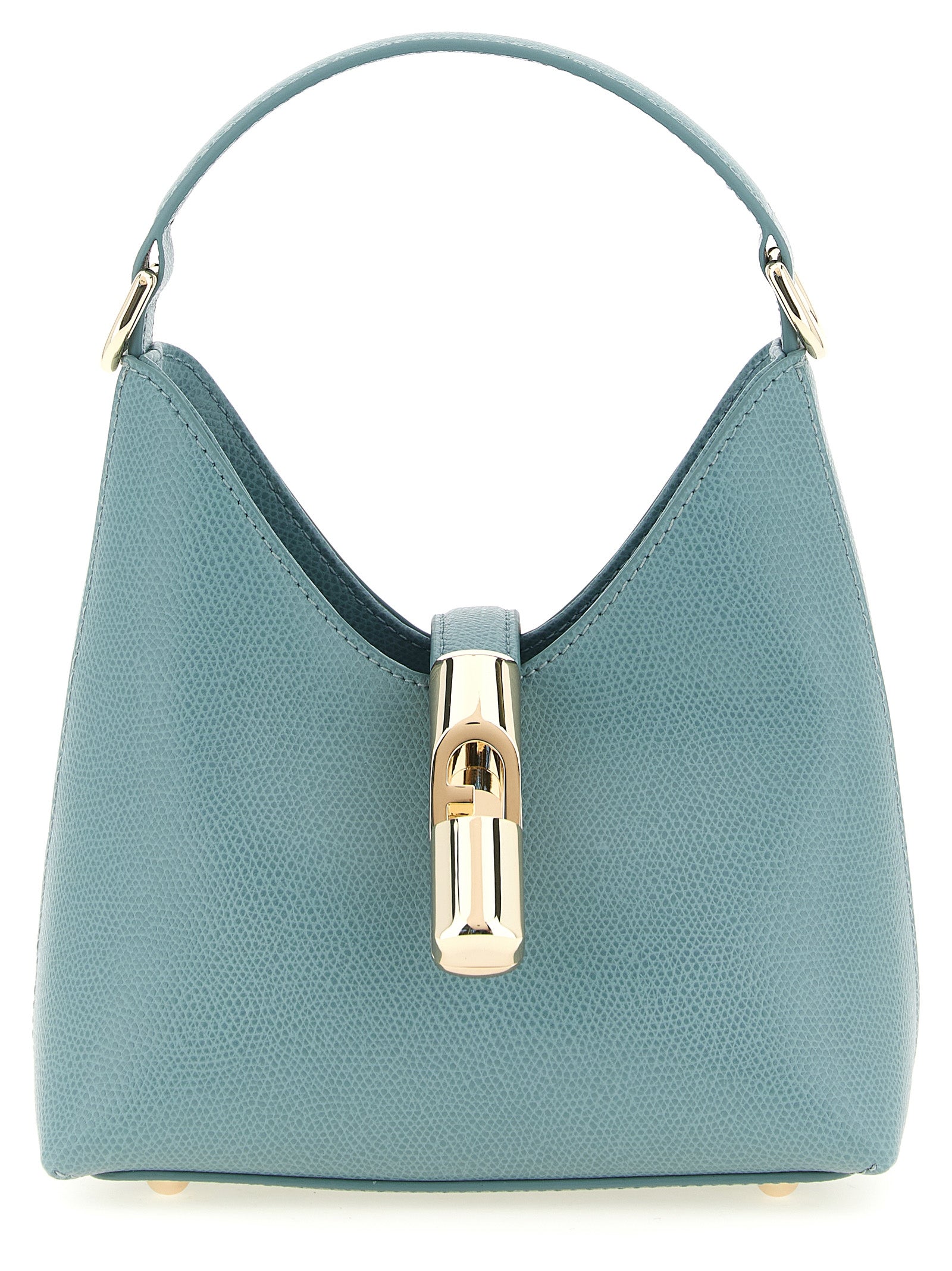 Blue Calfskin Handbag