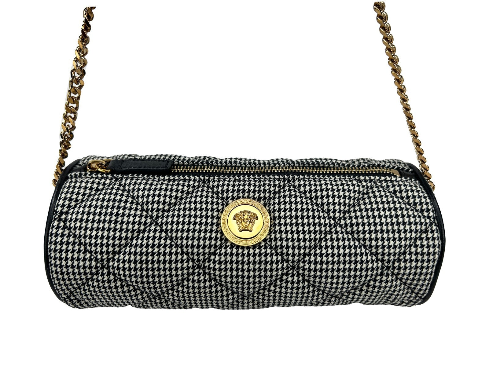 Versace Medusa Quilted Evening Sling Crossbody Bag