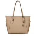 Beige Leather Shoulder Bag