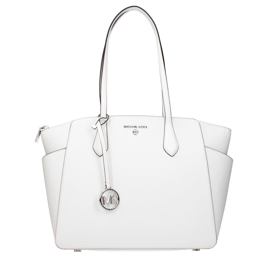 White Leather Shoulder Bag