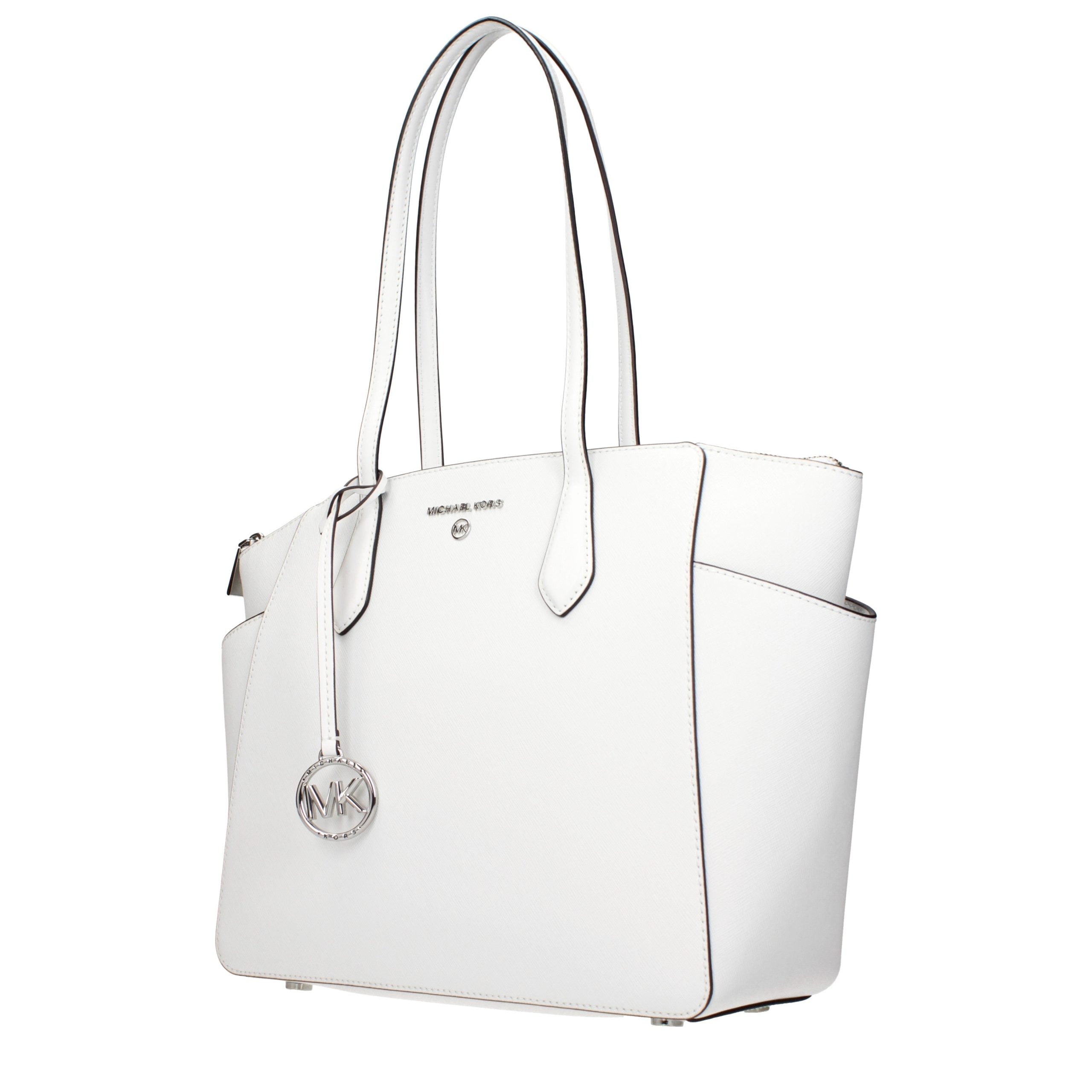 White Leather Shoulder Bag
