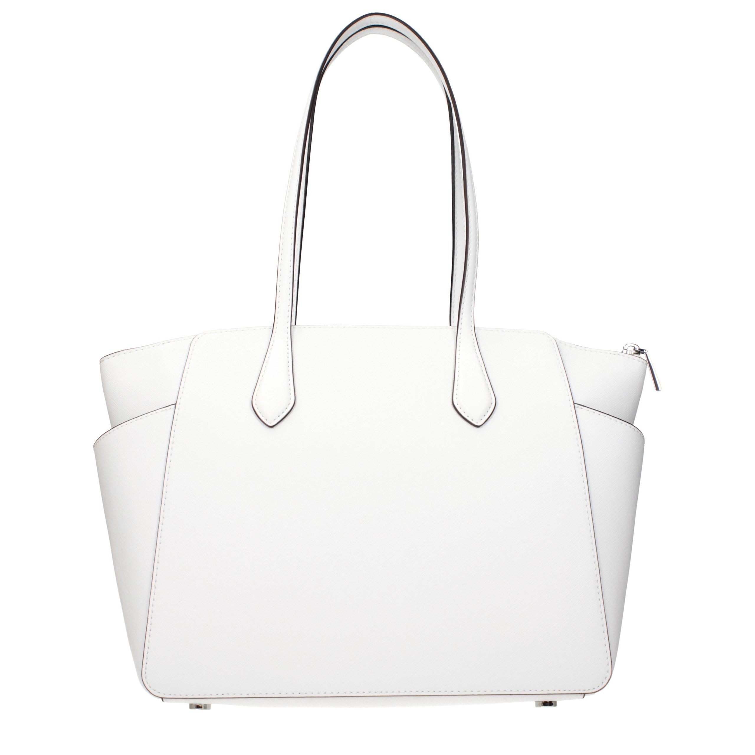 White Leather Shoulder Bag