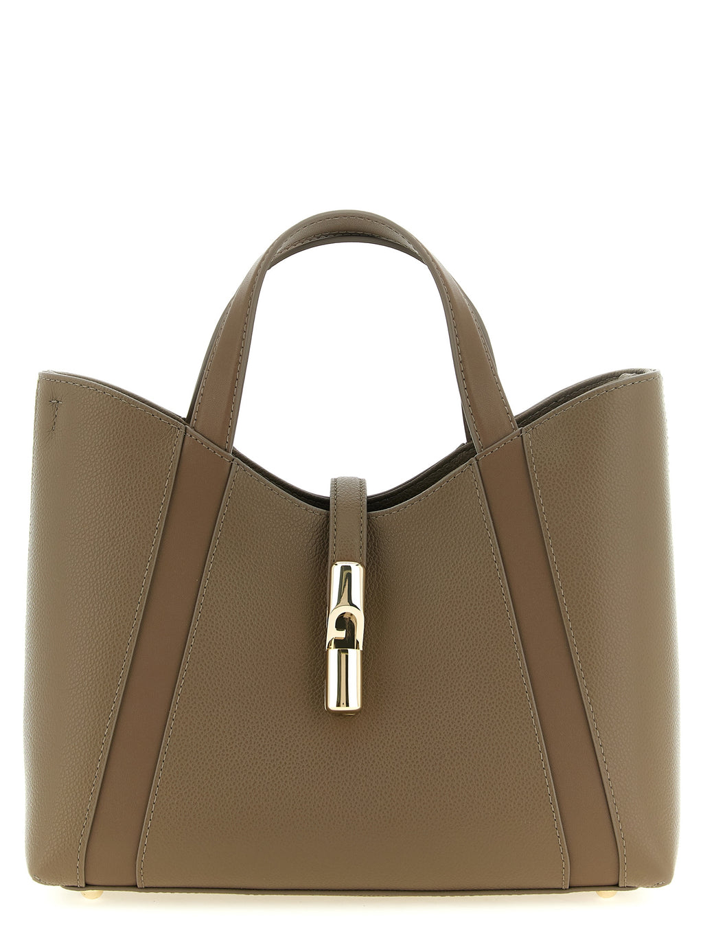 Gray Calfskin Tote Bag
