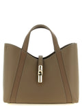 Gray Calfskin Tote Bag