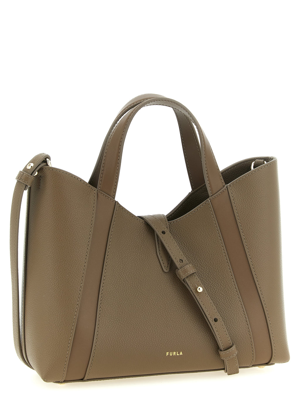 Gray Calfskin Tote Bag
