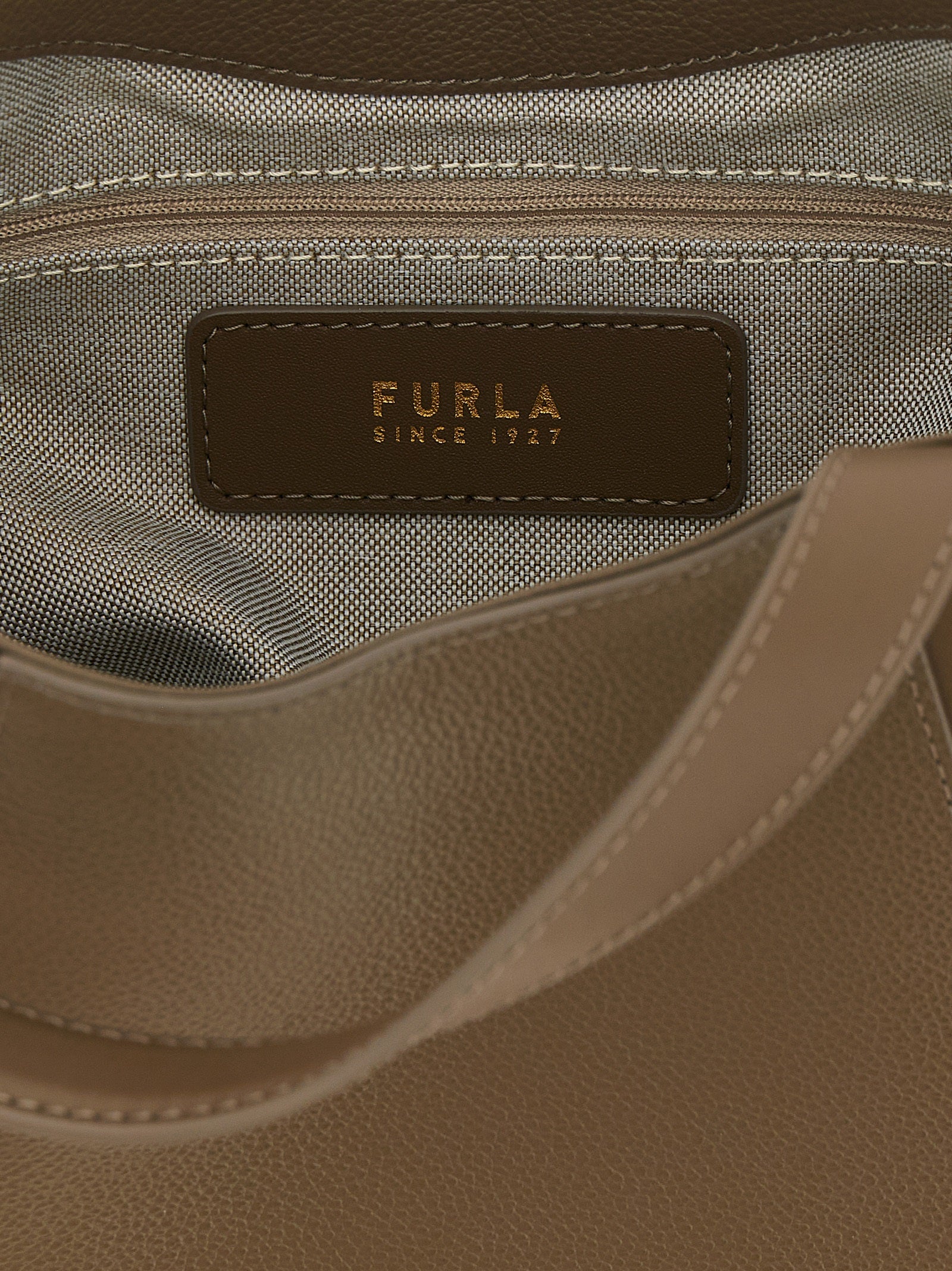 Gray Calfskin Tote Bag