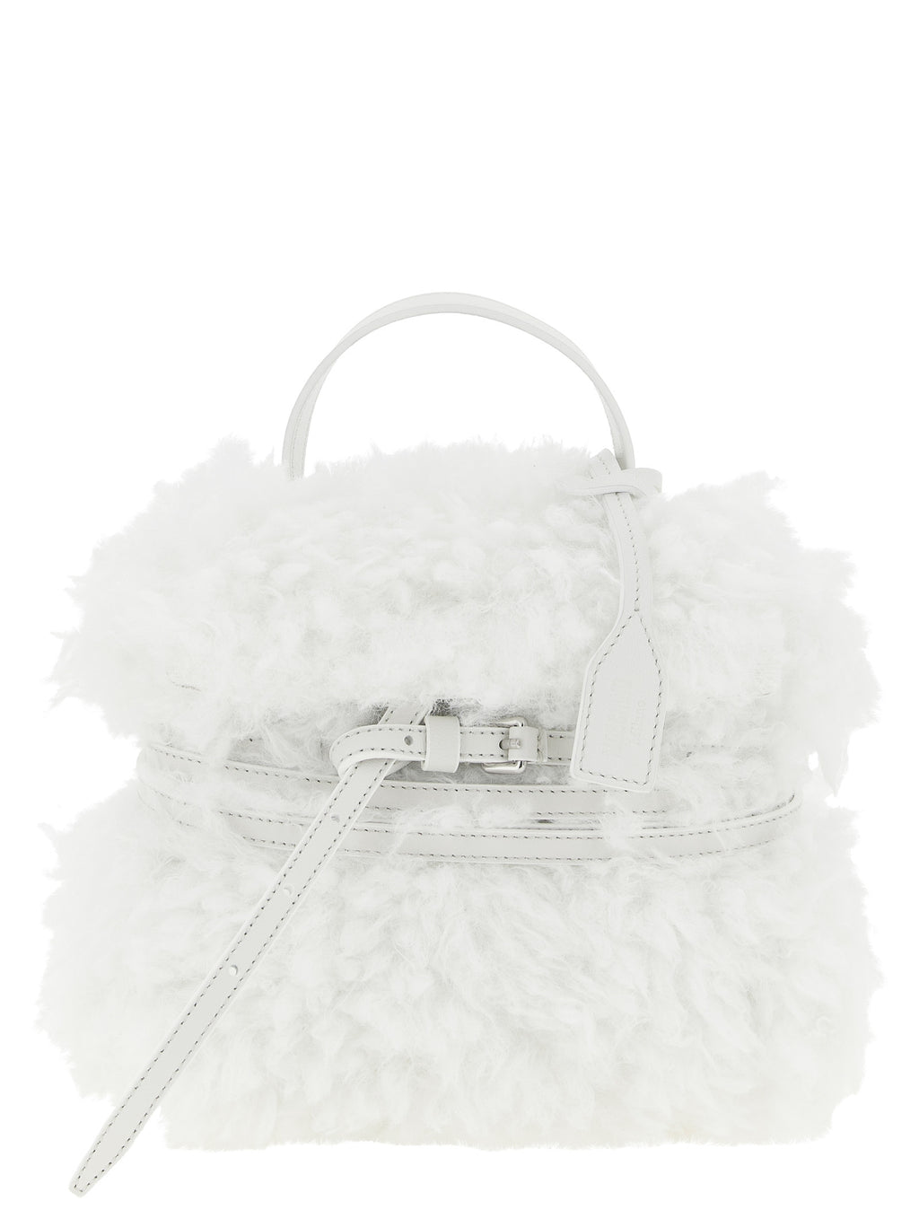White Leather Handbag