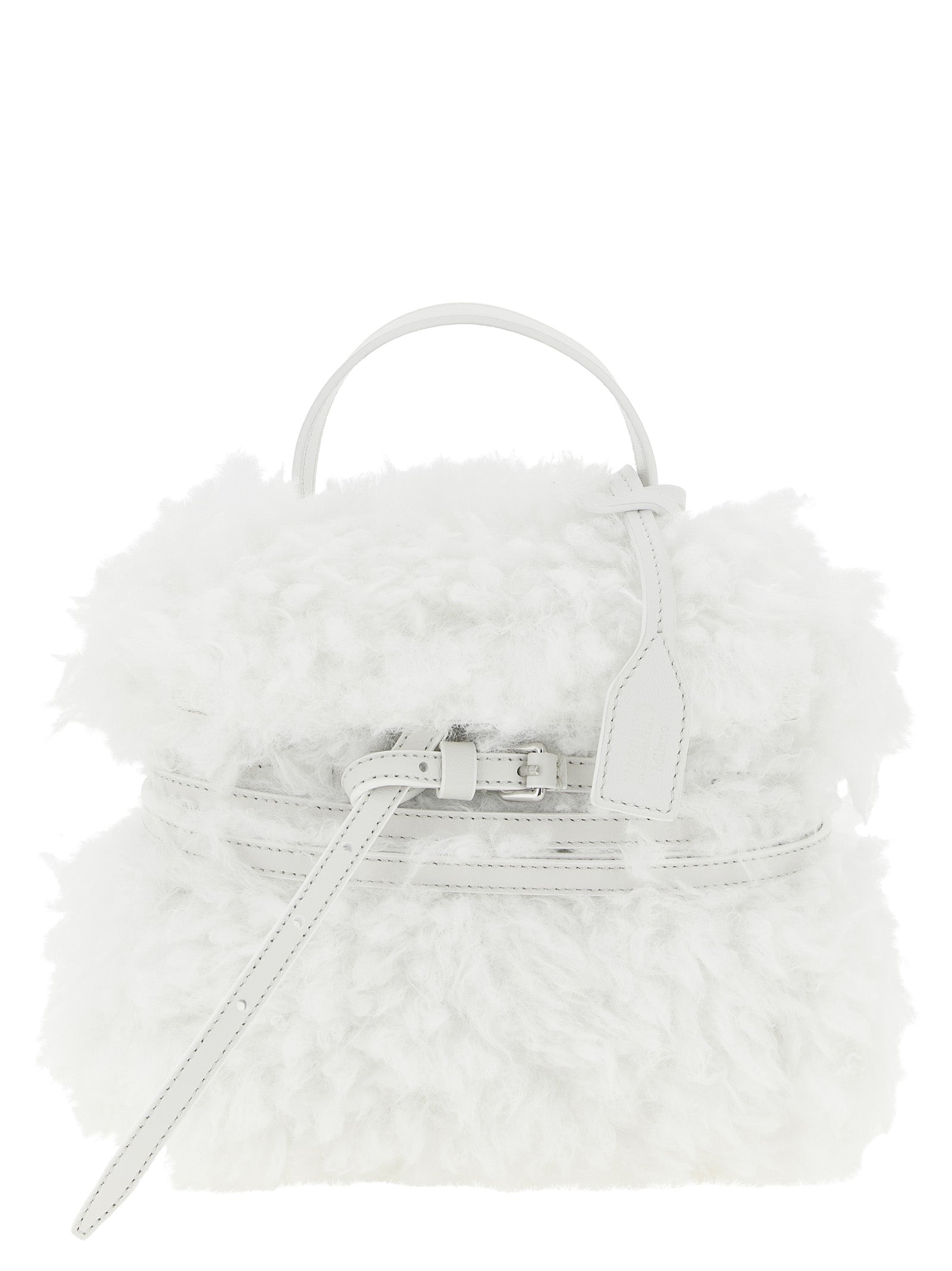 White Leather Handbag
