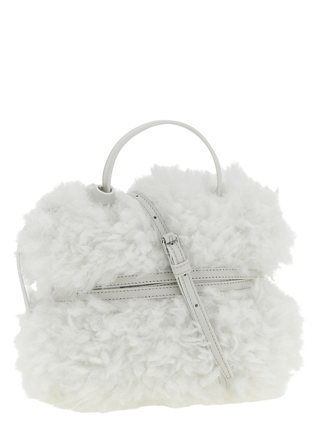 White Leather Handbag