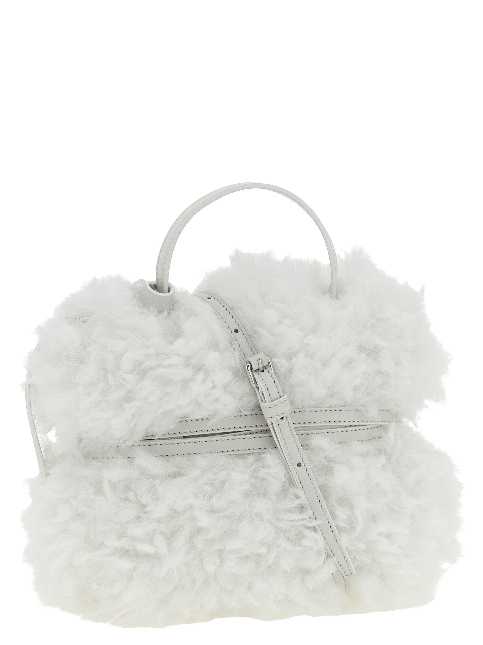 White Leather Handbag