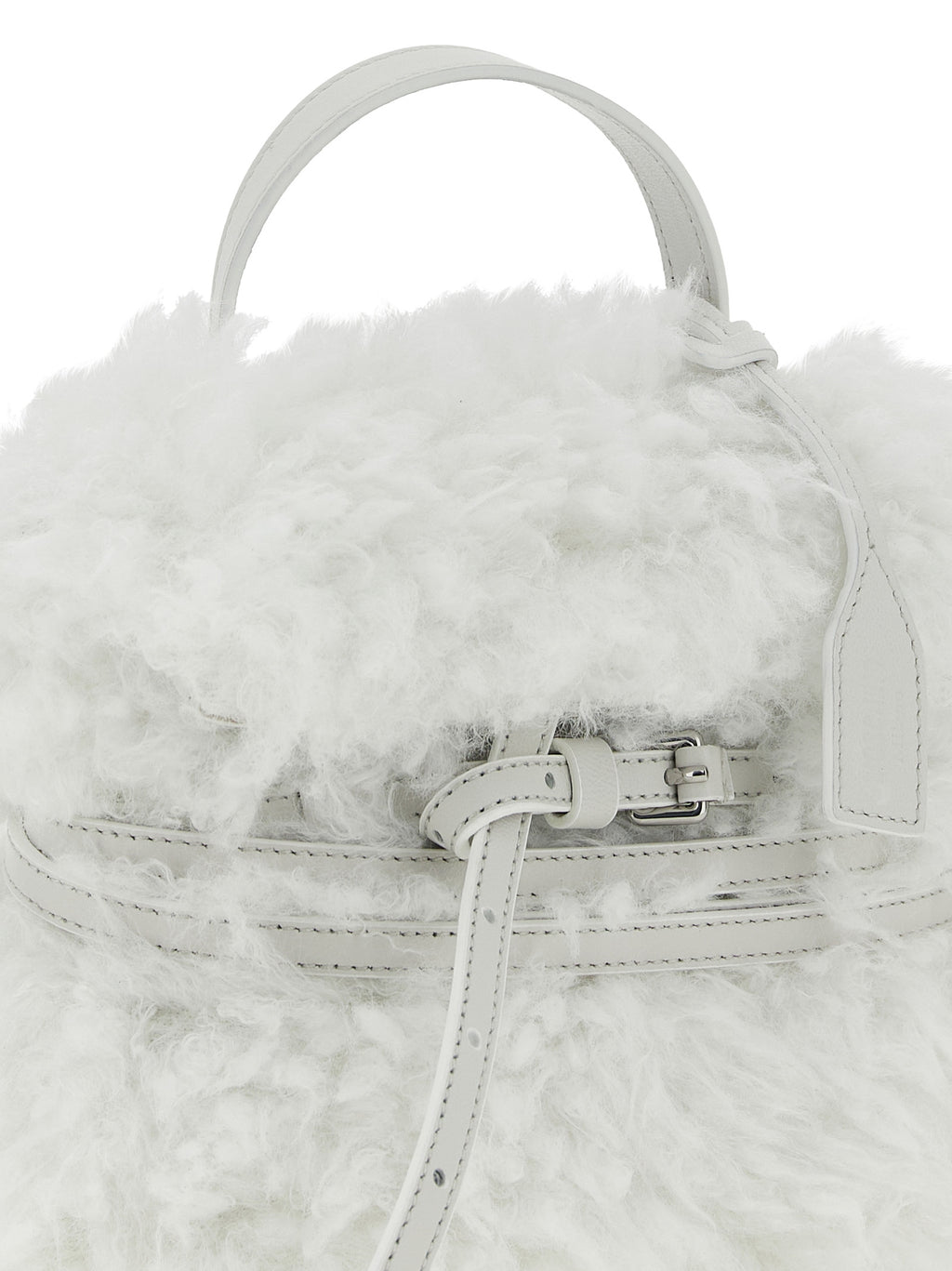 White Leather Handbag