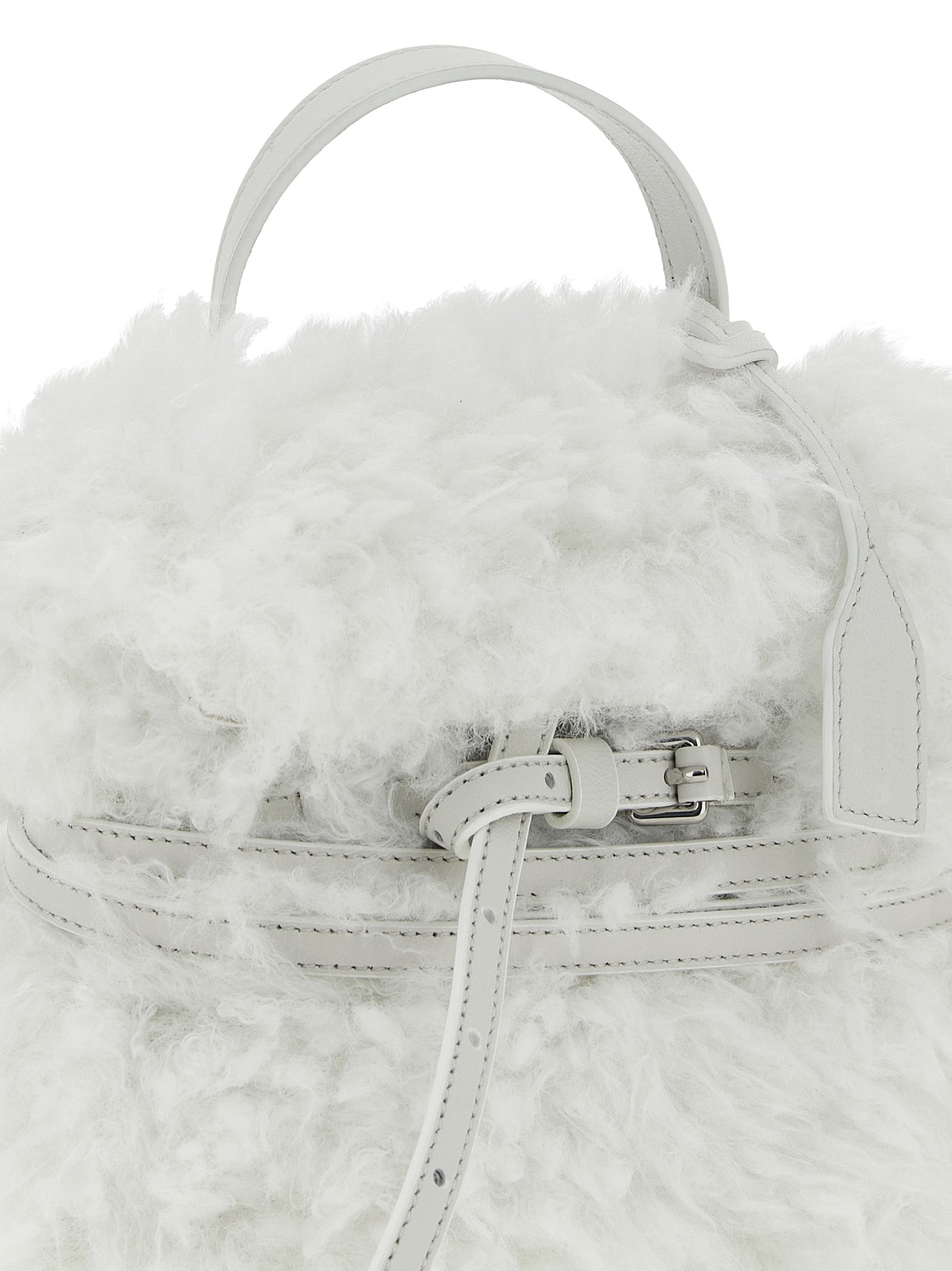 White Leather Handbag