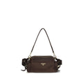 Brown Napa Leather / Calf Bos Taurus Shoulder Bag