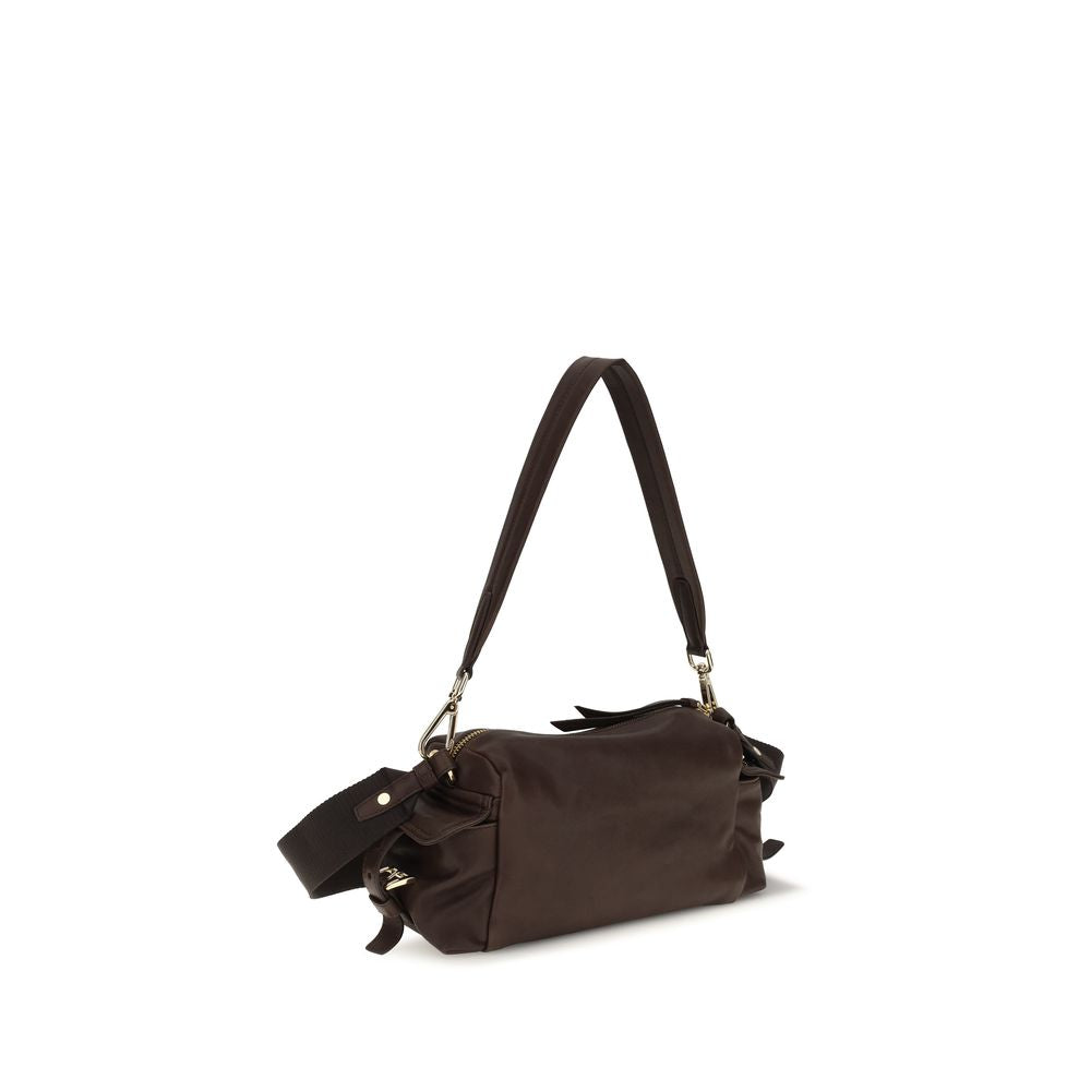 Brown Napa Leather / Calf Bos Taurus Shoulder Bag