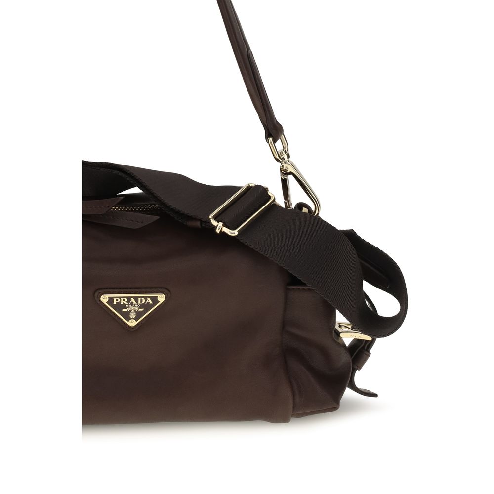 Brown Napa Leather / Calf Bos Taurus Shoulder Bag