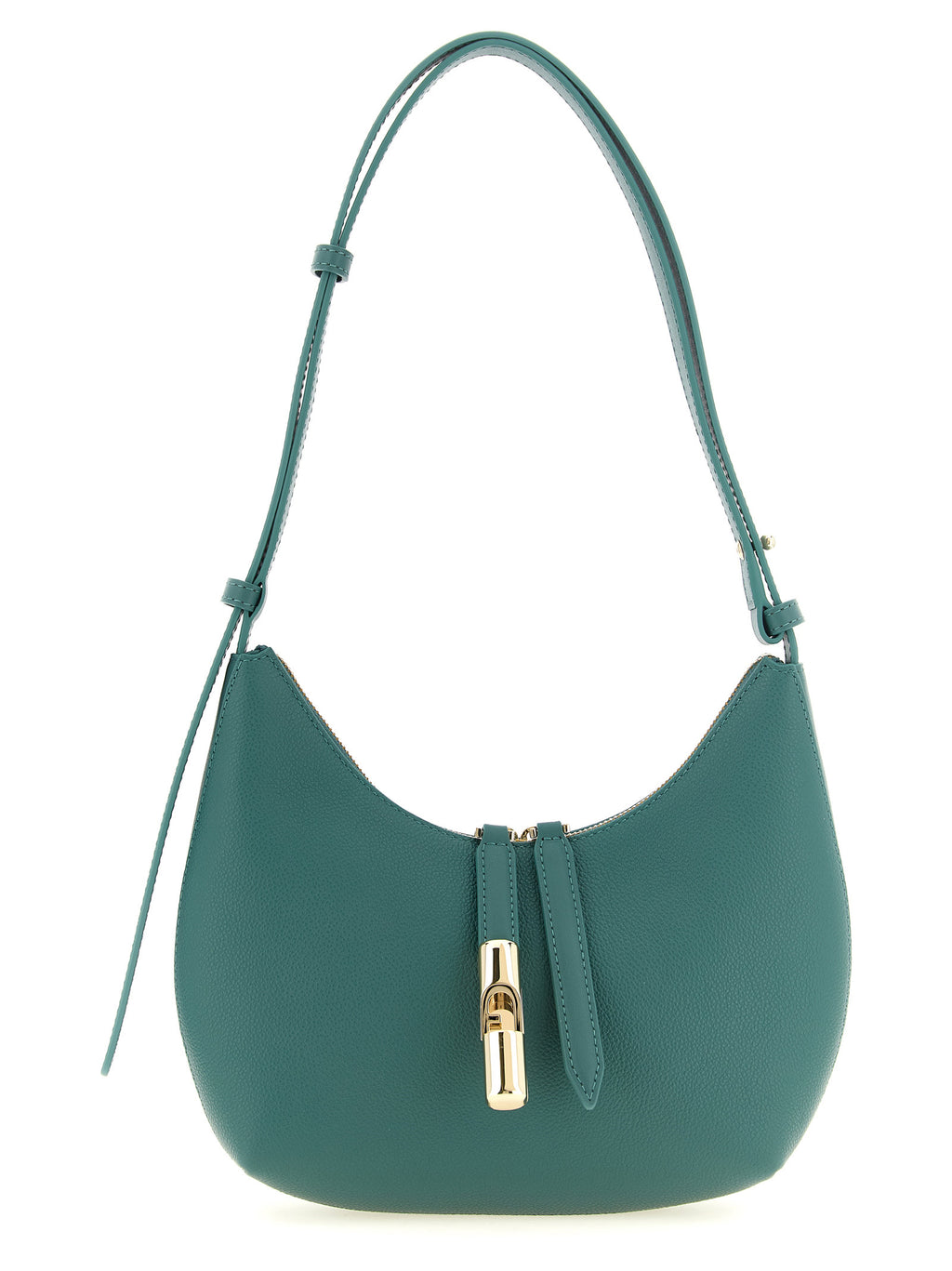 Bicolor Calfskin Shoulder Bag