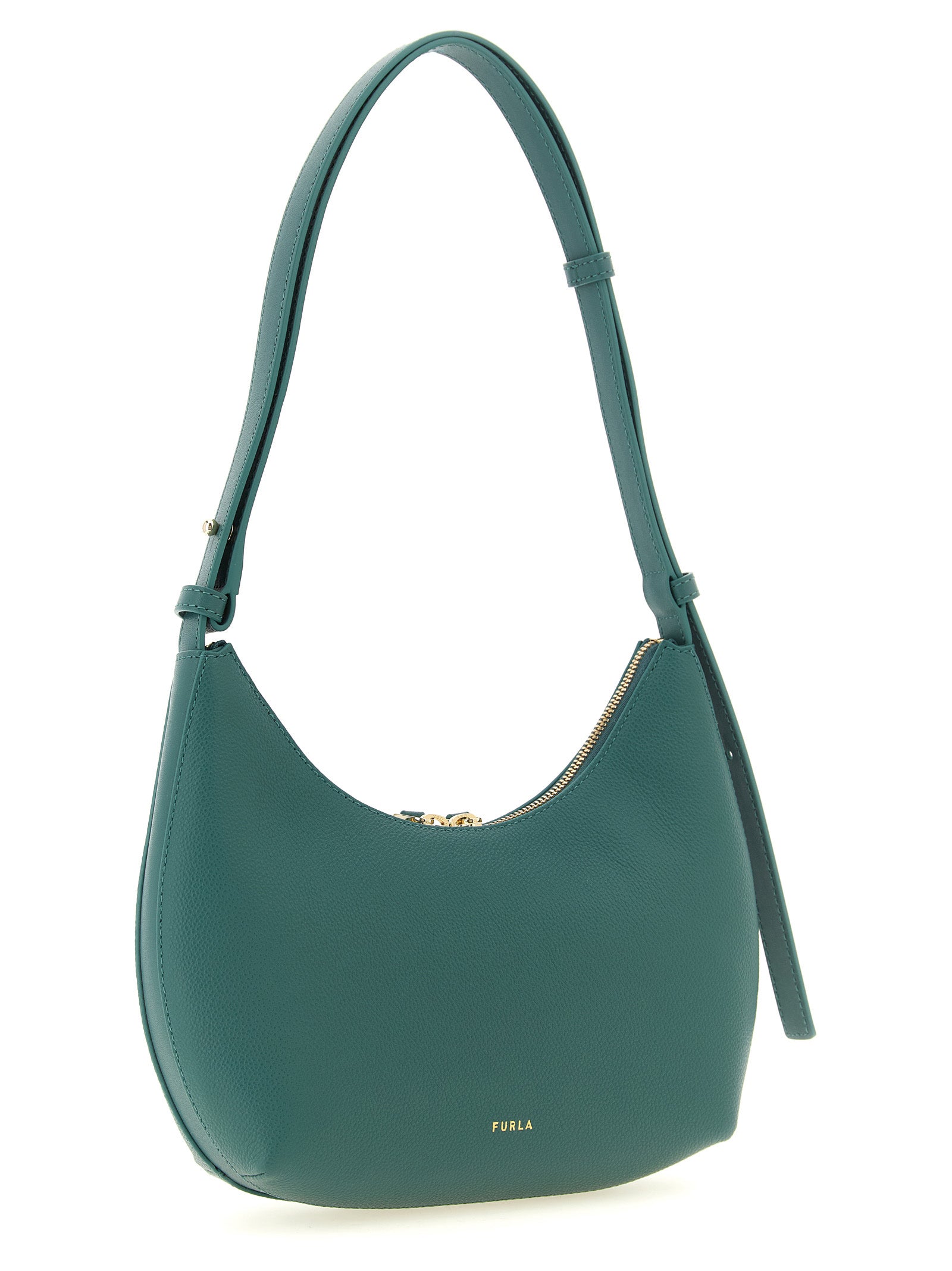 Bicolor Calfskin Shoulder Bag