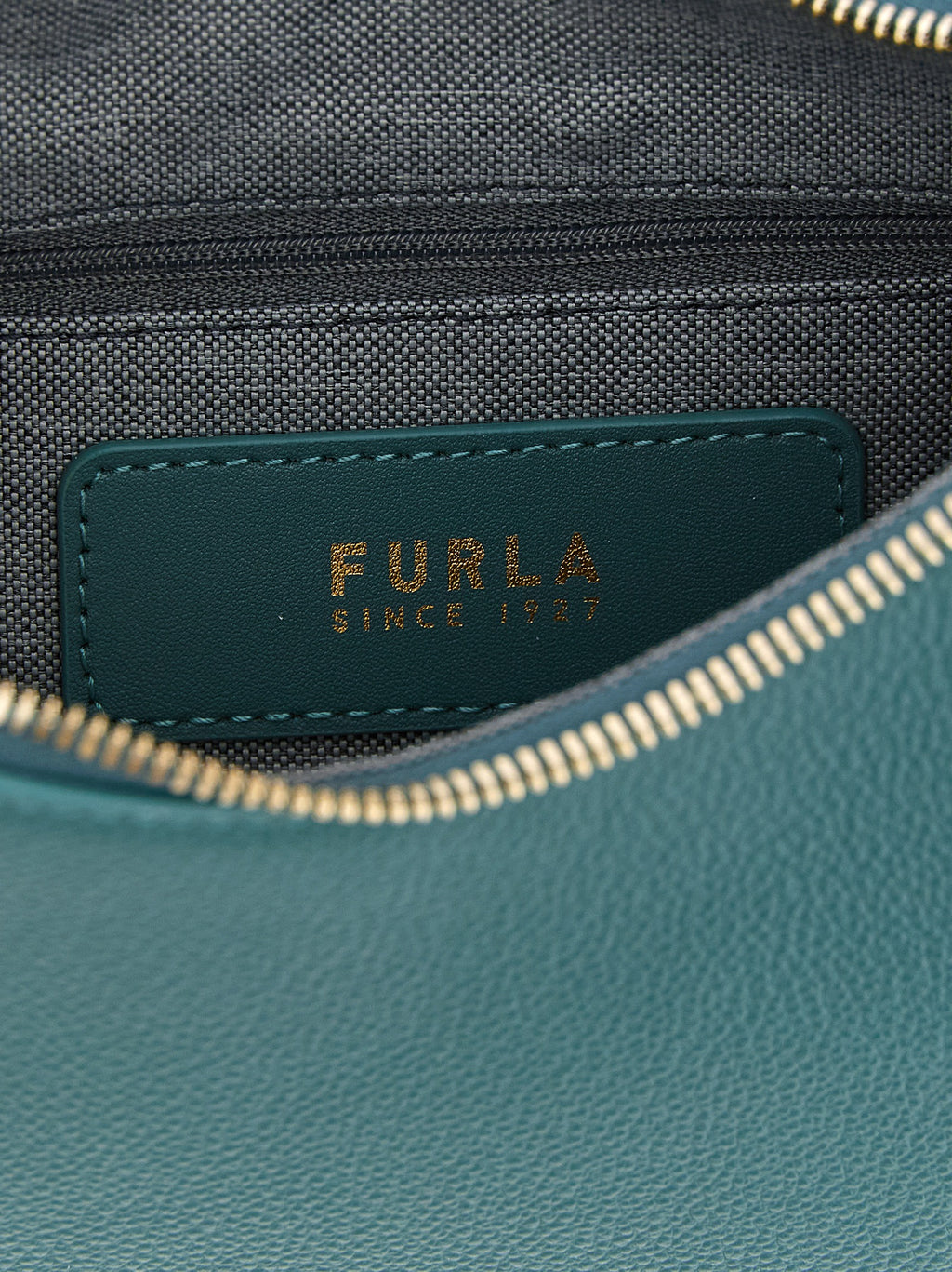 Bicolor Calfskin Shoulder Bag
