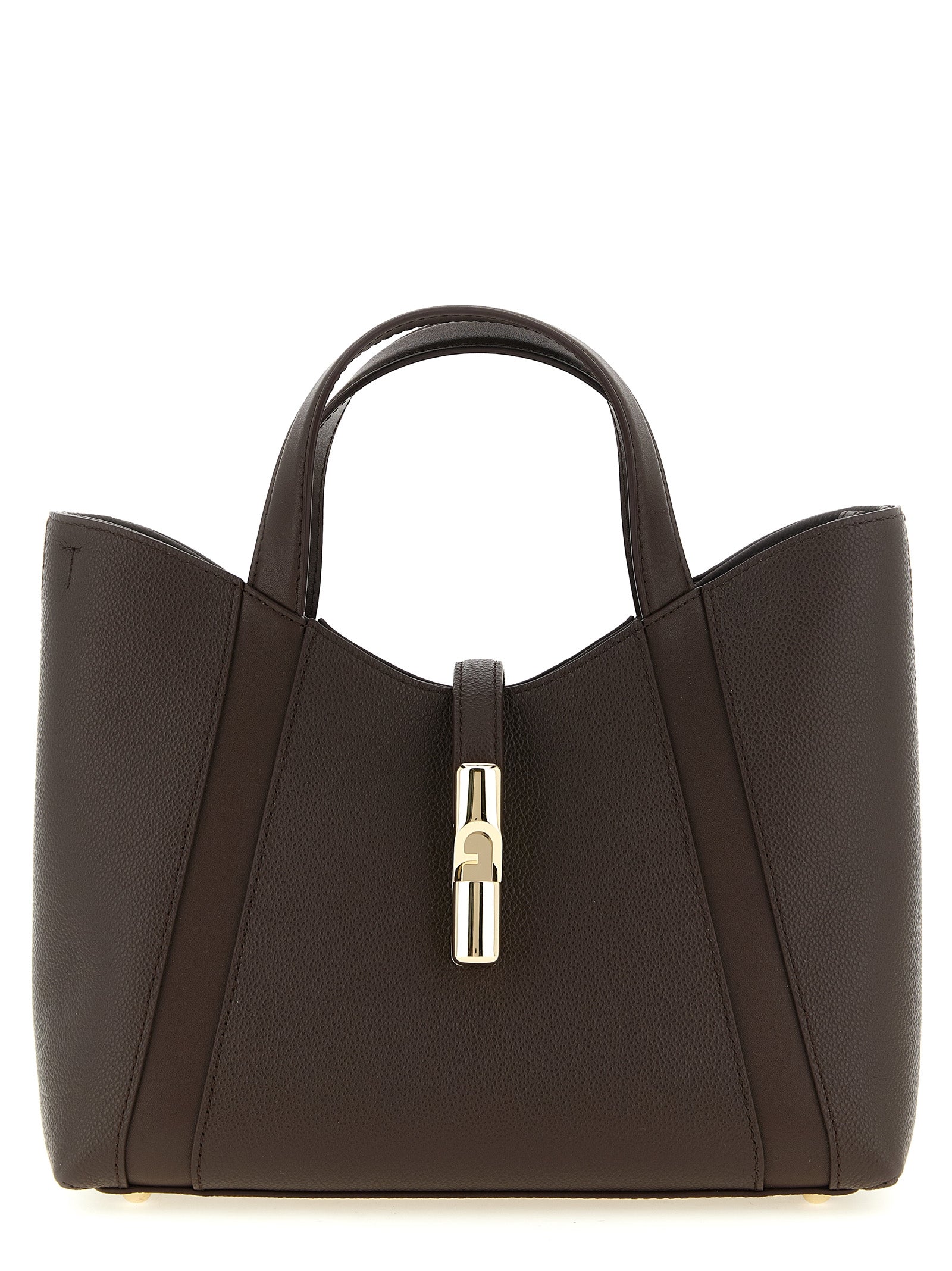 Brown Calfskin Tote Bag