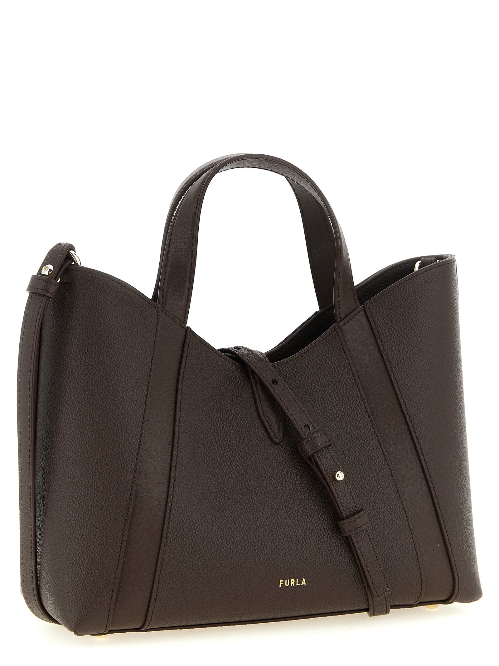 Brown Calfskin Tote Bag