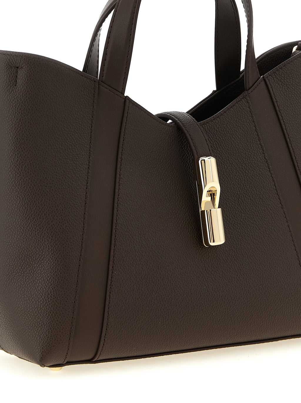 Brown Calfskin Tote Bag