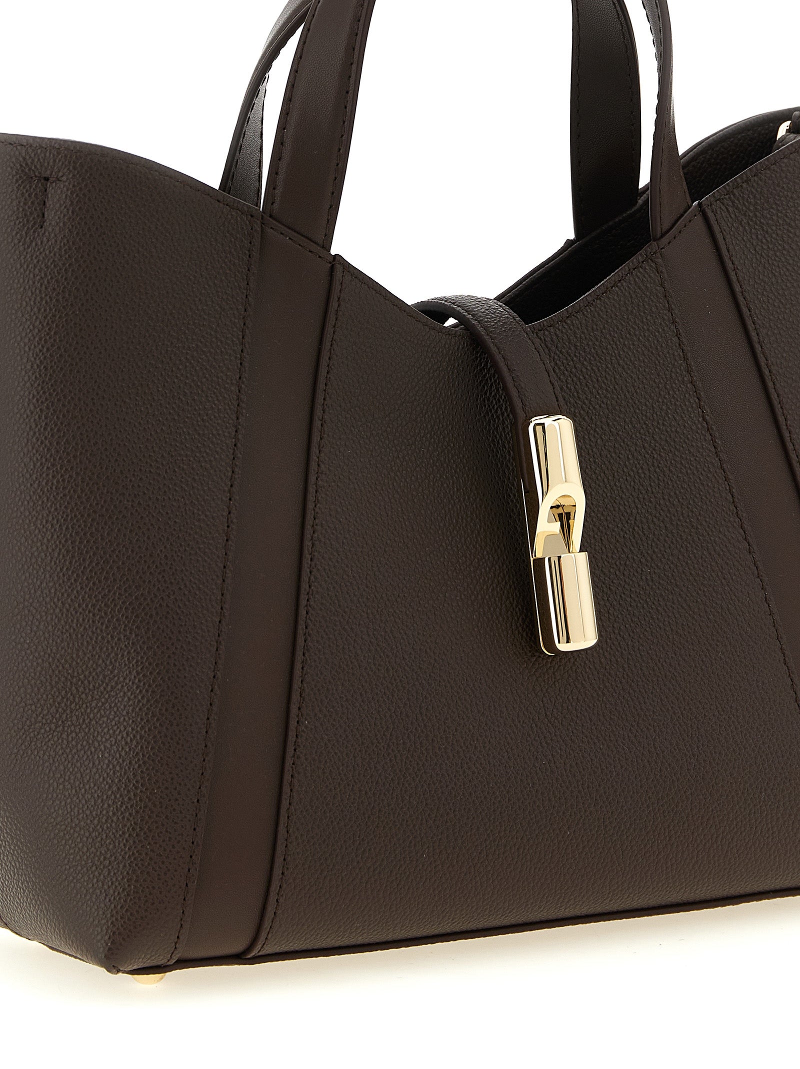 Brown Calfskin Tote Bag