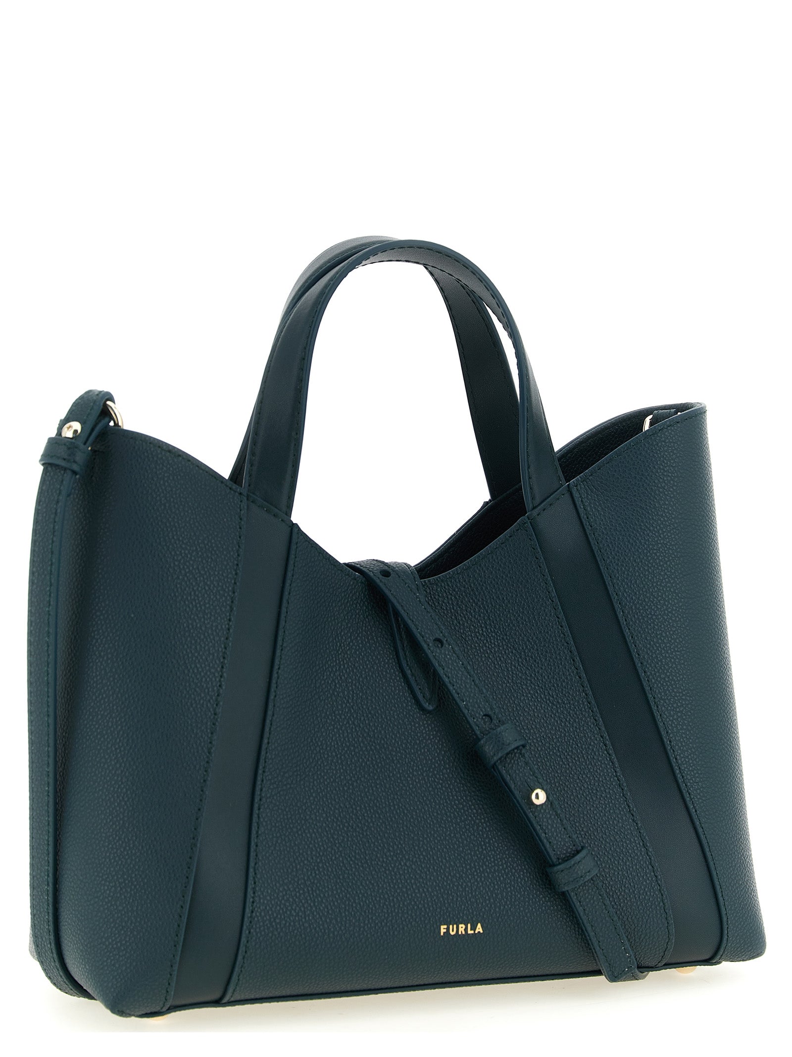 Bicolor Calfskin Tote Bag