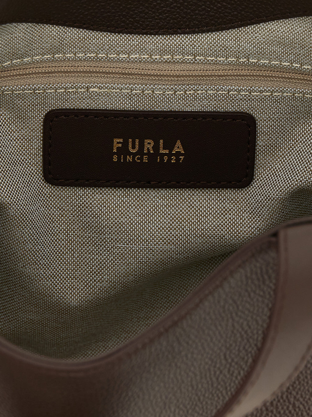 Brown Calfskin Tote Bag