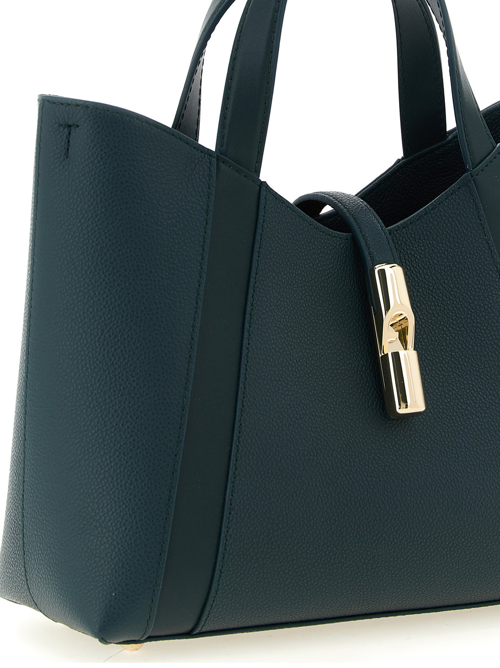 Bicolor Calfskin Tote Bag