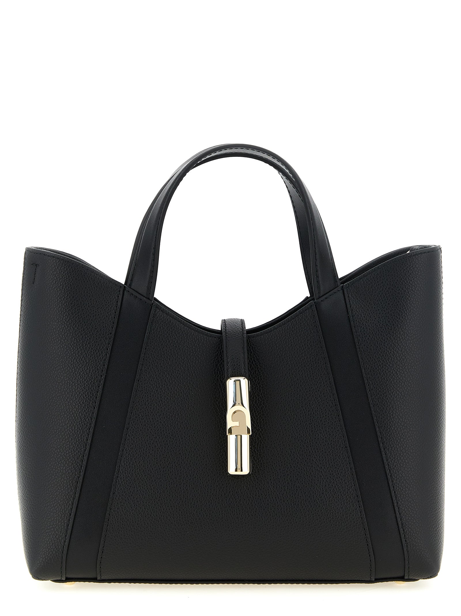 Black Calfskin Tote Bag