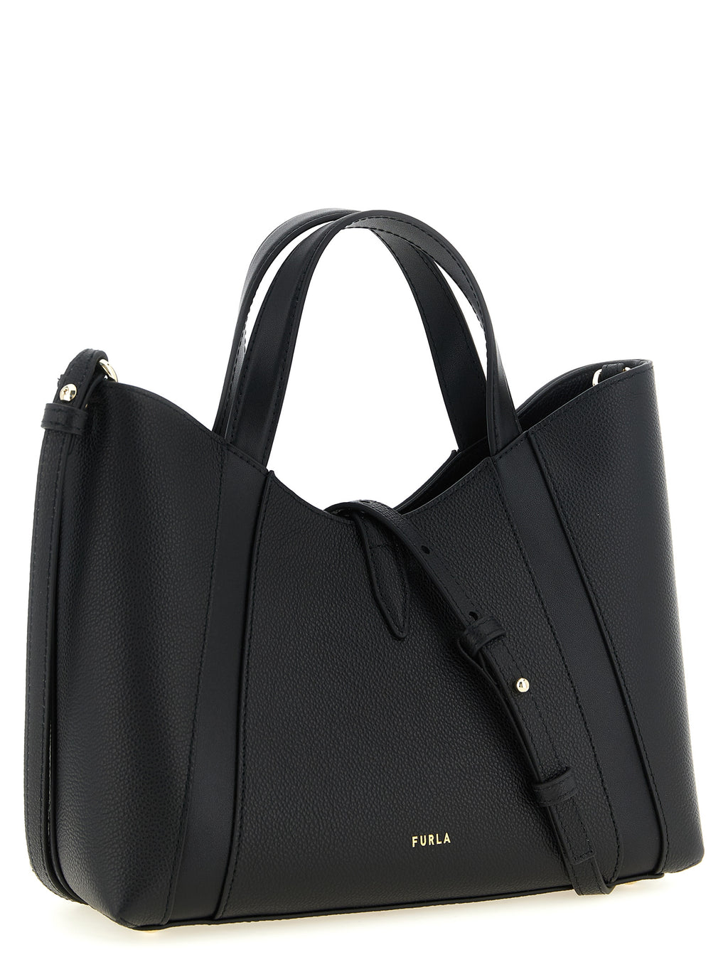 Black Calfskin Tote Bag